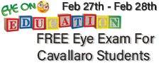 Eye On Education - Free Vision Exam